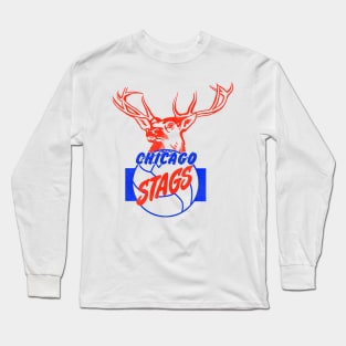 Defunct Chicago Stags Basketball Team Long Sleeve T-Shirt